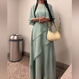 Elegant Sage Green Dress